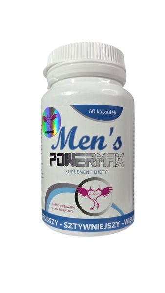 Таблетки для чоловіків Emily Love Men's Power Max, 60 капсул 74824 фото