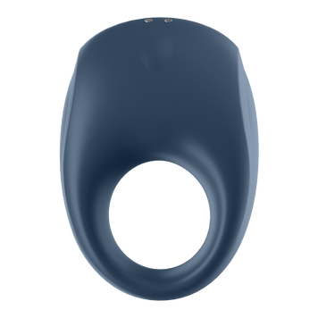 Эрекционное кольцо Satisfyer Strong One Ring Vibrator, 7,4 см (синий) 69232 фото
