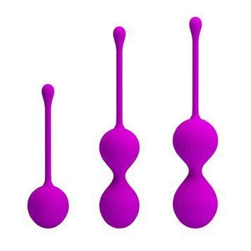 Набор вагинальных шариков Pretty Love Kegel Balls, 3 шт (фиолетовый) 15420 фото