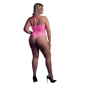 Боди Ouch! With Halter Neck, XL/XXXXL (розовый) 40056 фото