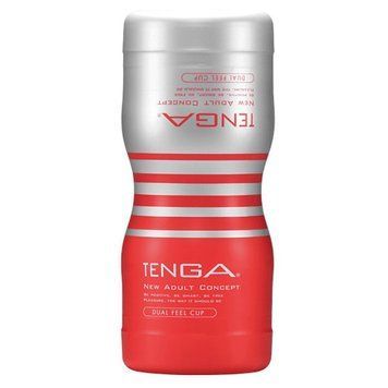 Мастурбатор двосторонній Tenga Dual Feel Cup (білий) 37126 фото