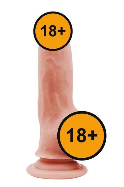 Фалоімітатор All Time Favorites Bendable, 18 см (тілесний) 78678 фото