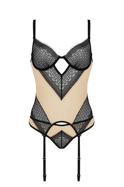 Сексуальний комплект Denerys Casmir, XXL/XXXL (бежевий) 88590 фото