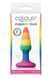 Анальна пробка Colours Pleasure Small Plug, 11.5 см (райдужний) 111510 фото 2