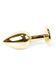 Анальна пробка з кристалом B - Series HeavyFun Plug-Jewellery Gold, 7 см (фіолетовий) 100886 фото 4