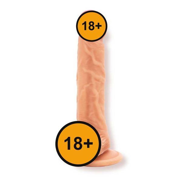 Фалоімітатор Lola Games Nudes Reliable, 18.9 см (тілесний) 87254 фото