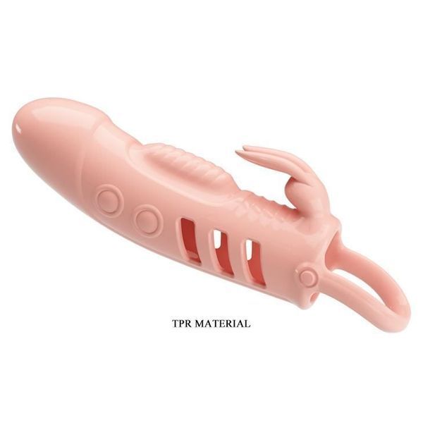 Насадка на пенис Pretty Love Penis Sleeve Sloane, 18,5 см (телесный) 26296 фото
