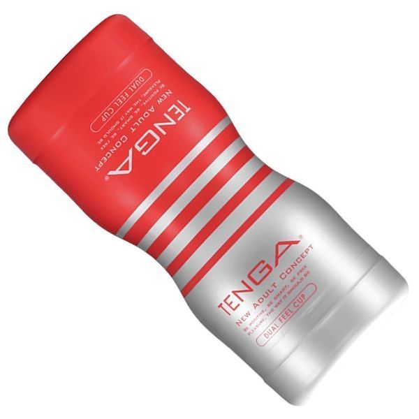 Мастурбатор двосторонній Tenga Dual Feel Cup (білий) 37126 фото
