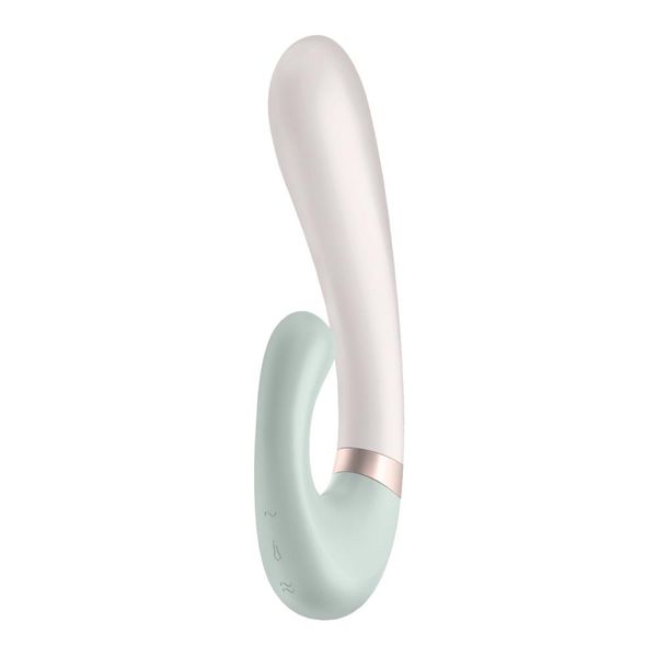 Вибратор-кролик Satisfyer Heat Wave, 20 см (мятный) 13237 фото