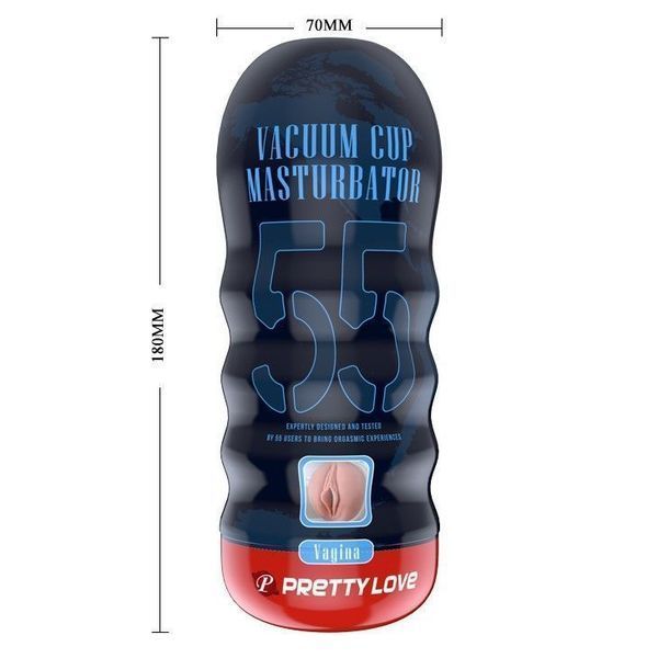 Мастурбатор Pretty Love Vacuum Cup 55 Vagina (телесный) 47064 фото