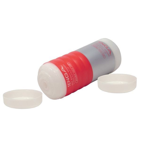 Мастурбатор двосторонній Tenga Dual Feel Cup (білий) 37126 фото