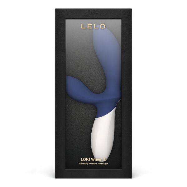 Стимулятор простаты Lelo Loki Wave 2, 19,6 см (синий) 69794 фото