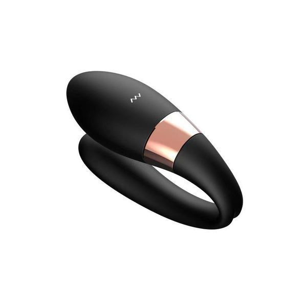 Вибратор для пар Power Escorts U-Vibe, 10 см (черный) 37659_EU фото
