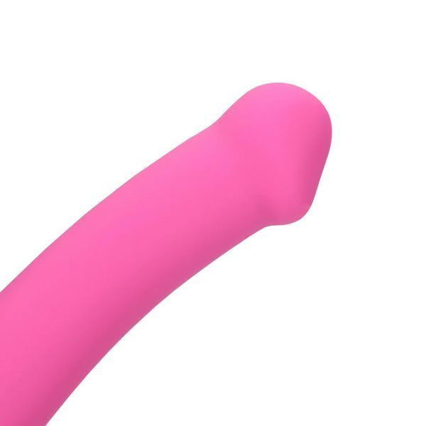 Фалоімітатор Loveline Non-Phallic, 18.1 см (рожевий) 217728 фото