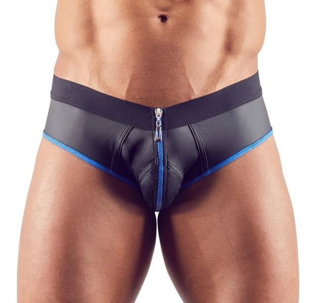 Чоловічі труси Svenjoyment Underwear Jock, S (чорний із синім) 109200 фото