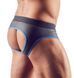 Чоловічі труси Svenjoyment Underwear Jock, S (чорний із синім) 109200 фото 2