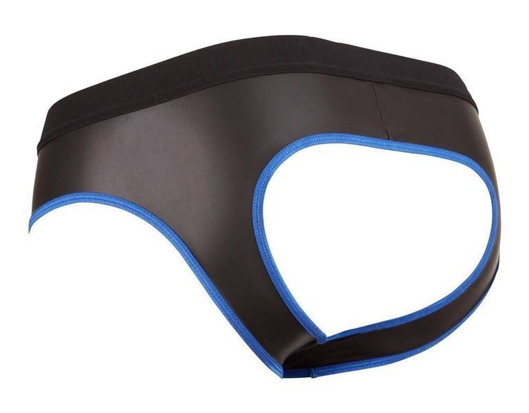 Чоловічі труси Svenjoyment Underwear Jock, S (чорний із синім) 109200 фото