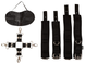 Фиксаторы с наручниками Pipedream Heavy-Duty Hogtie Kit (черный) 8222 фото 1