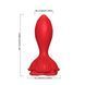 Анальная пробка B - Series Joy Rosenberg Red, 9.8 см (красный) 95618 фото 2