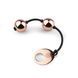 Вагинальные шарики Rosy Gold Nouveau Kegel Balls, 2.8 см (золотистый) 16402 фото 1