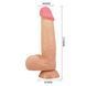 Фалоімітатор Baile Sliding Skin Bendable 8,5'', 21.8 см (тілесний) 54164 фото 9