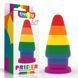 Анальная пробка LoveToy Prider 6, 16 см (радужный) 46740 фото 10