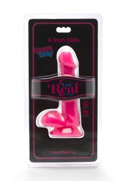 Фаллоимитатор Get Real Happy Dicks Dong 6 In, 15 см (розовый) 15058 фото
