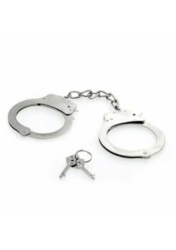 Металлические наручники Seven Creations Hand Cuffs (серебристый) 4464 фото