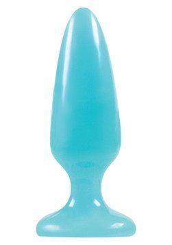 Анальная пробка NS Novelties Firefly Pleasure Plug Medium, 12,7 см (голубой) 8950 фото