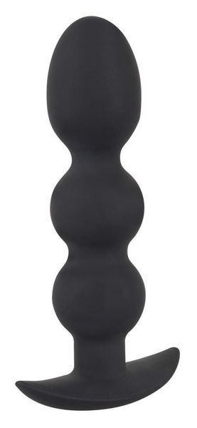 Анальна пробка Orion Black Velvets Heavy Beads, 13,3 см (чорний) 13260 фото