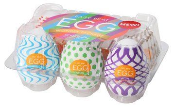 Набір мастурбаторів Tenga Egg Wonder Pack, 6 шт (білий) 15760_EU фото