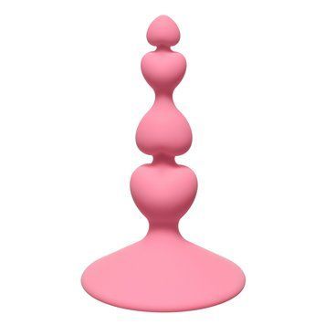 Анальная пробка Lola Games Sweetheart Plug, 10 см (розовый) 115702 фото