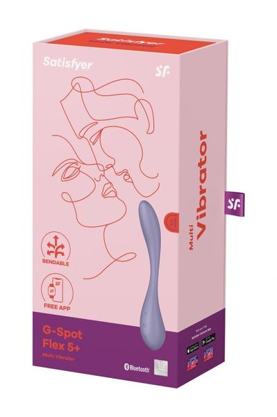 Вибратор для точки G Satisfyer G-Spot Flex 5+, 23 см (сиреневый) 15033 фото