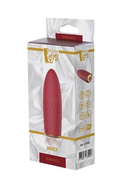 Клиторальный вибратор Dream Toys Romance Marly, 11 см (бордовый) 10403 фото