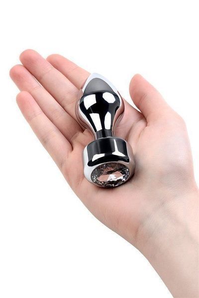 Анальная пробка Toyfa Metal, 9.5 см (серебристый) 60080 фото
