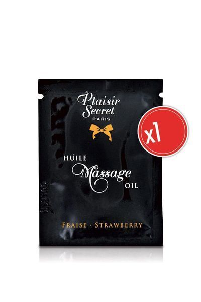 Массажное масло Secret Pleasure Massage Fraise, 3 мл 45905_EU фото