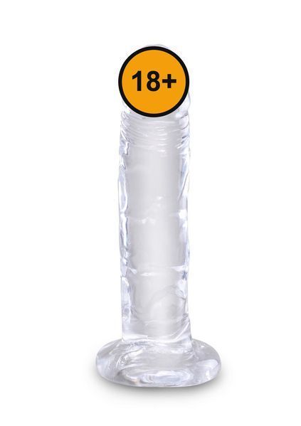 Фаллоимитатор King Cock Clear 6 Inch, 18,4 см (прозрачный) 45920_EU фото