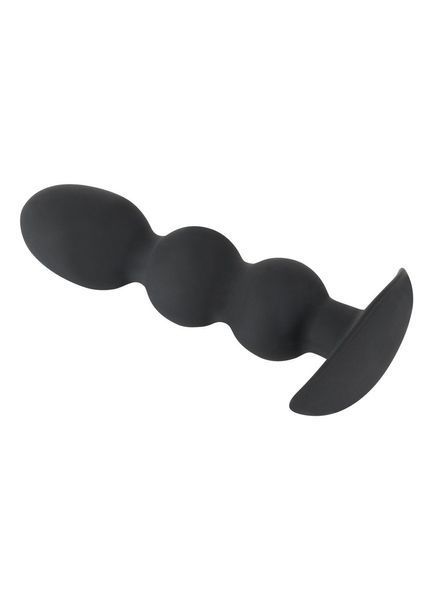 Анальна пробка Orion Black Velvets Heavy Beads, 13,3 см (чорний) 13260 фото