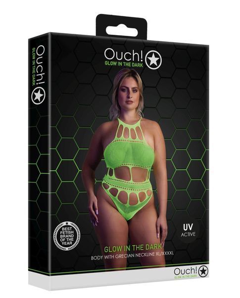 Боді Ouch! Grecian Neckline Neon, XL/XXXXL (зелений) 40045_EU фото