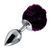 Анальная пробка LoveToy Large Silver Plug, 17 см (черный) 28406 фото