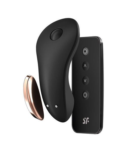 Вібратор у трусики Satisfyer Little Secret, 8,5 см (чорний) 22964 фото