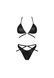 Комплект белья Obsessive Cobra Nive, L/XL (черный) 27386 фото 5