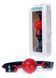 Кляп Fetish B - Series Ball Gag, 4.2 см (черный с красным) 43840_EU фото 5
