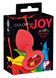 Анальная пробка с кристаллом Colorful Joy Jewel Red Plug Small, 7,2 см (красный) 9856 фото 2