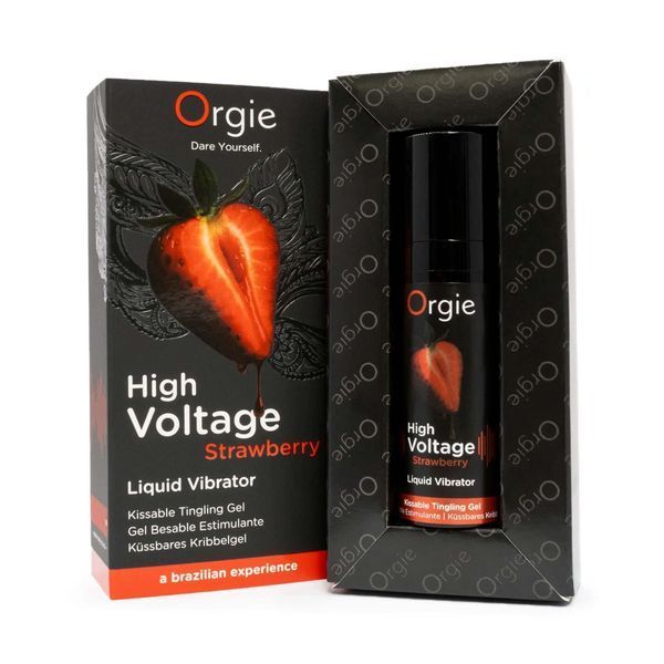 Жидкий вибратор Orgie High Voltage Strawberry, 15 мл 112587_EU фото