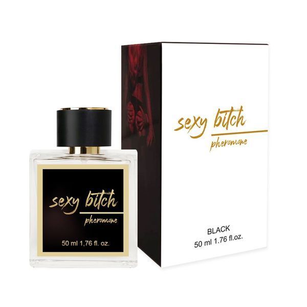 Унисекс духи с феромонами Sexy Bitch Pheromone Black, 50 мл 36920 фото