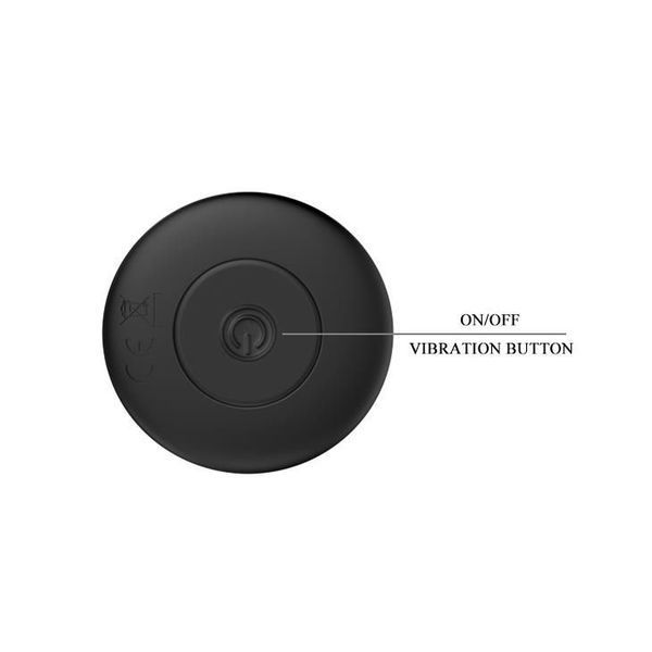 Анальная пробка LyBaile Mr.Play Vibrating Butt Plug, 12.8 см (чёрный) 18122 фото