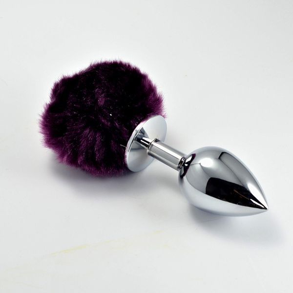 Анальная пробка LoveToy Large Silver Plug, 17 см (черный) 28406 фото