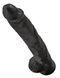 Фаллоимитатор King Cock 14" With Balls, 37 см (черный) 68952 фото 2