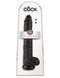Фаллоимитатор King Cock 14" With Balls, 37 см (черный) 68952 фото 4